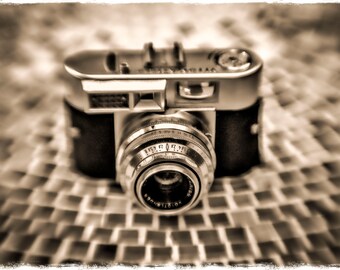 Vintage 35mm Film Camera - poster print