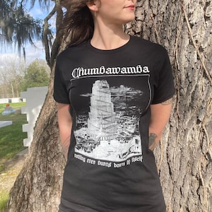 CHUMBAWAMBA black metal tee