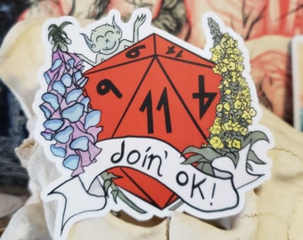 Doin’ ok! sticker