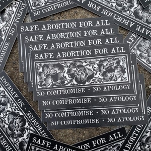 Naklejki Bezpieczna Aborcja Dla Wszystkich
