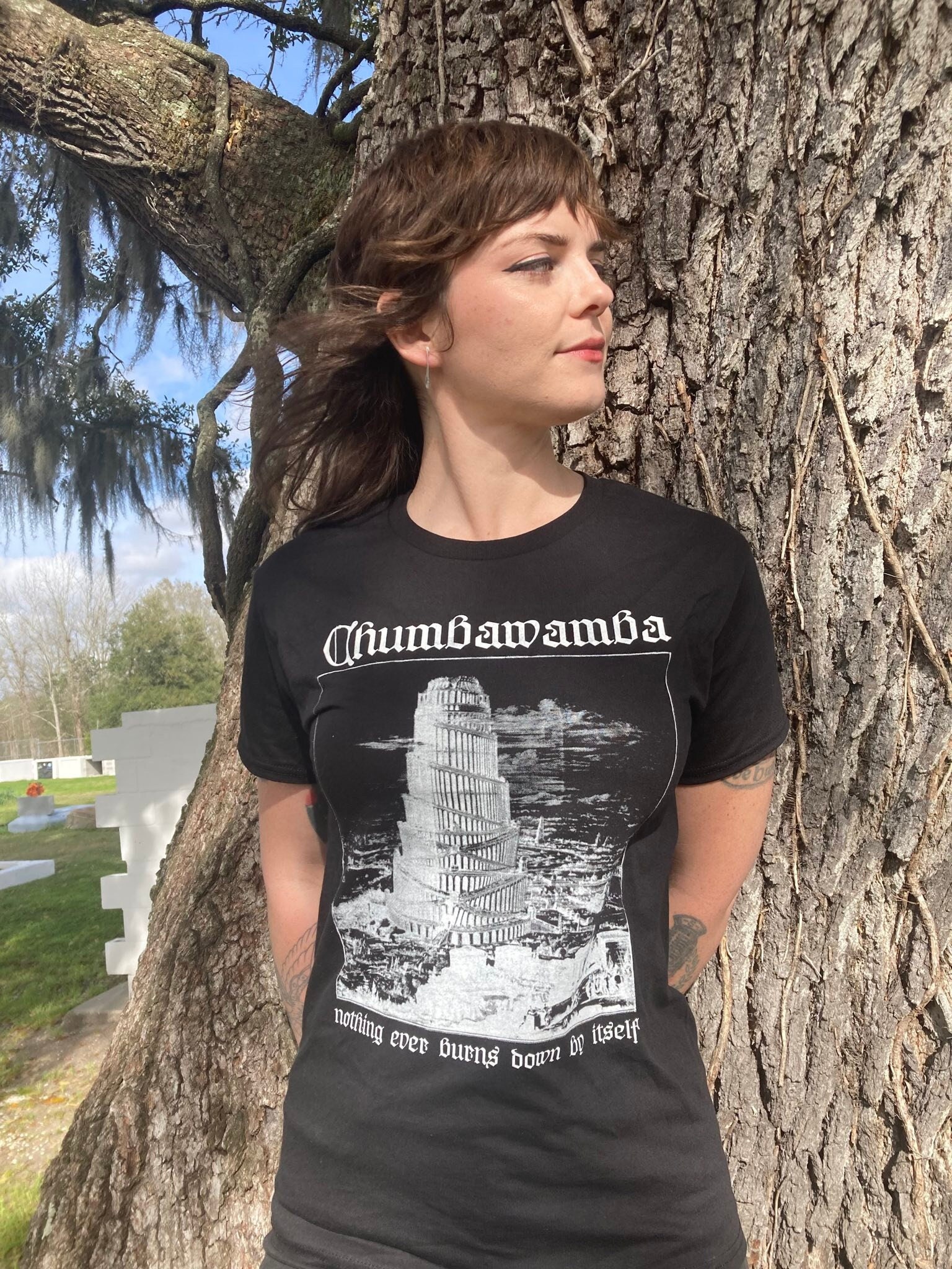 CHUMBAWAMBA Black Metal Tee - Etsy CHUMBAWAMBA Black Metal Tee - Etsy