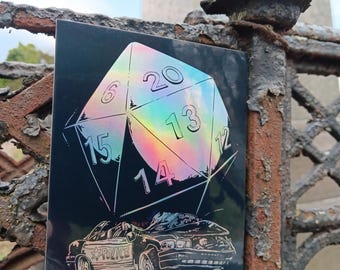No Gods No Dungeon Masters holographic stickers