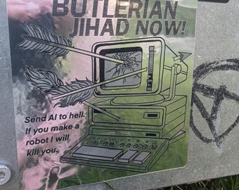 BUTLERIAN JIHAD NOW stickers