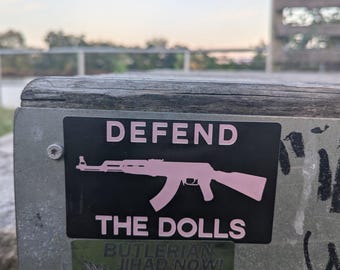 Defend the dolls stickers