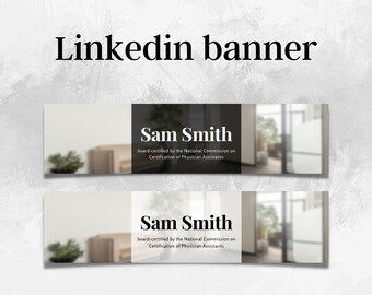 Linkedin banner, linkedin template, professional profile, social media template, linkedin!