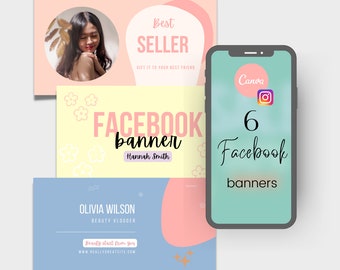 facebook banner pastel