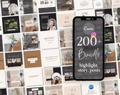 Neutral Instagram Post Templates, quote template, Story Templates, Canva Blogger Template, Business, instagram carouslel, brown black Feed