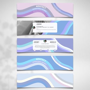 Linkedin banner, blue template, linkedin profile background, linkedin profile college student