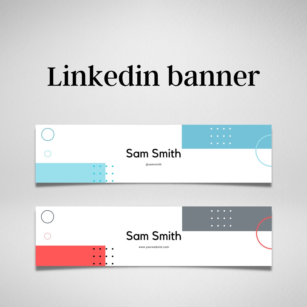 Blue Linkedin Banner, Linkedin Cover, Profesional Linkedin Profile