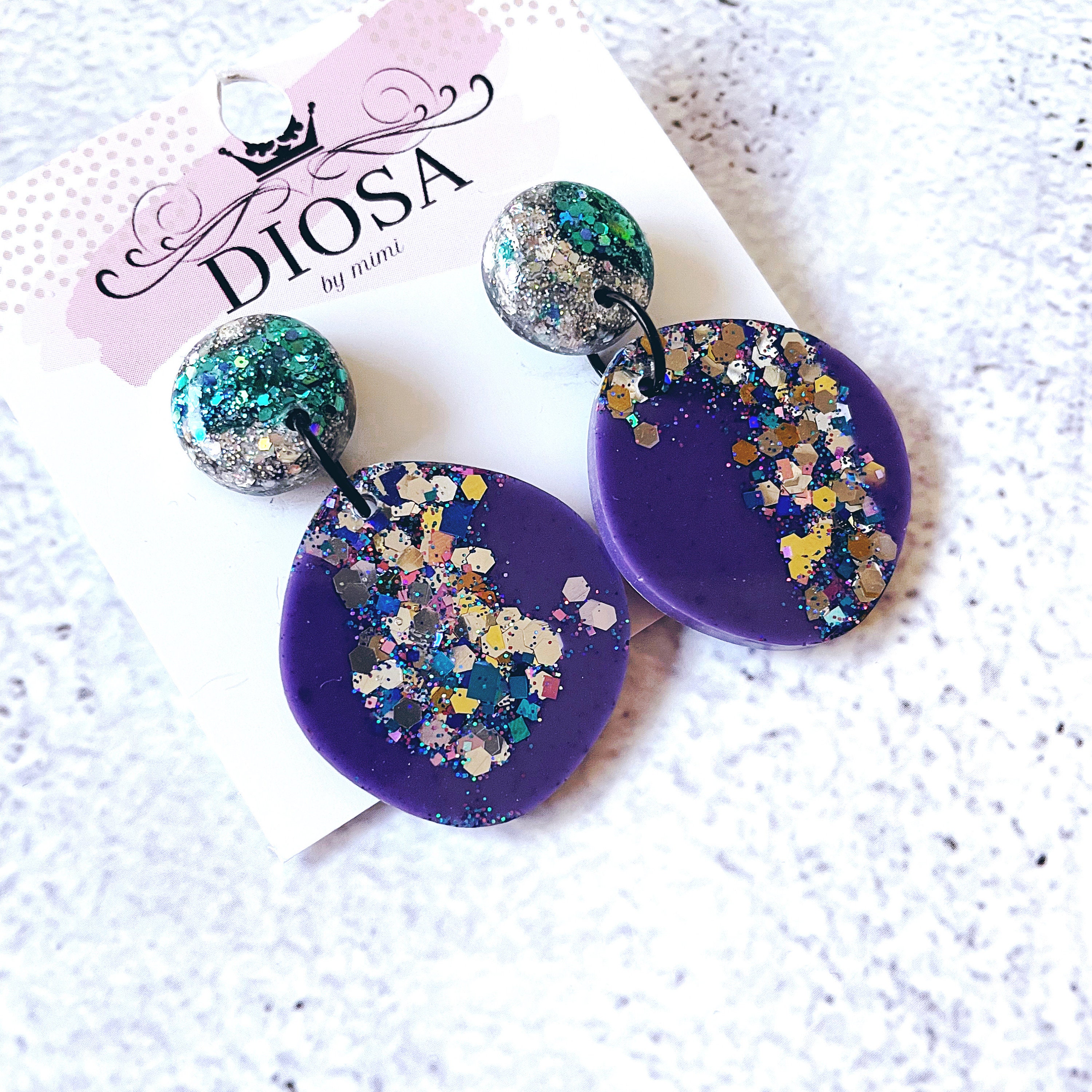 Hey Polly - Acrylic Statement Earrings Made in Australia