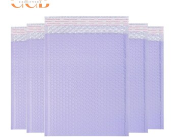10pcs Purple Padded Envelopes, Air Bubble Bags for Jewelry