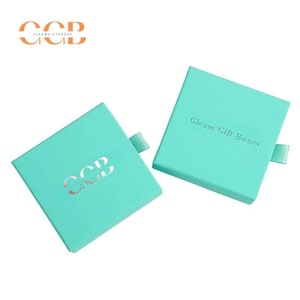 50 pcs blue custom jewelry drawer box for necklace ring pendant, bulk gift packaging boxes with logo, personalized storage boxes
