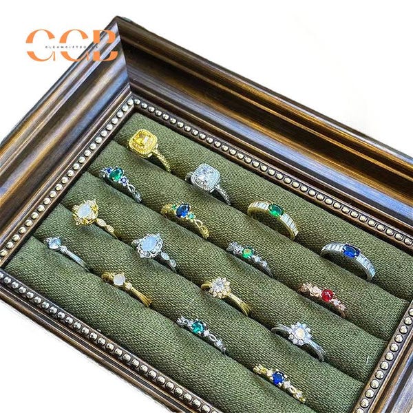 Wood vintage style jewelry display, ring organizer, earring holder, wooden jewelry display, ring holder, home decor, photograph jewelry prop