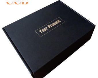 10pcs black kraft paper corrugated mailer boxes,lBack Kraft Paper Shipping Boxes Bulk