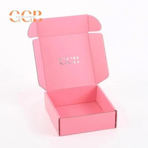 10st roze golfkartonnen verzenddozen, kraft verzenddoos voor kleine bedrijven, aangepaste sieraden geschenkverpakking voor verzending van bestellingen