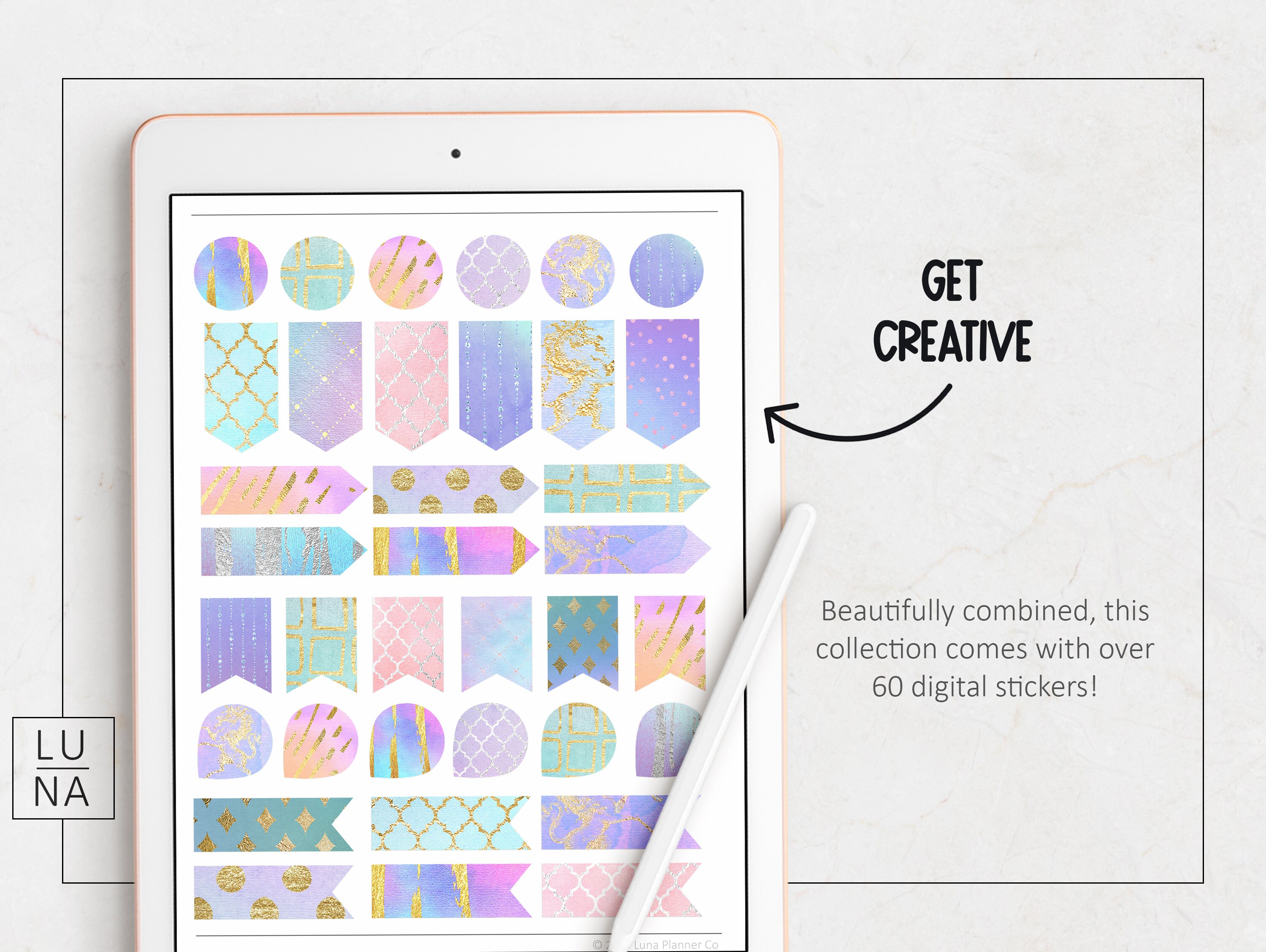 Digital Stickers Vol. 3 Digital Notebook Digital Journal Etsy