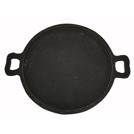 Cast Iron Pizza Pan, 12 Inch Pre-Seasoned Skillet, with Handles, Baking Pan