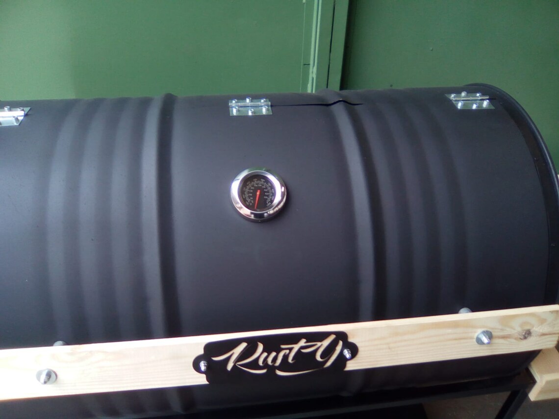 Barbecue Charcoal BBQ Oil Drum Etsy