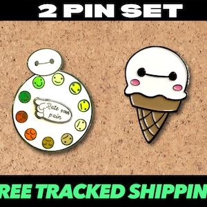 Bay 2 Pin Set | Spinner Rate Your Pin & Baymelt Pin (Pre-Order for March)