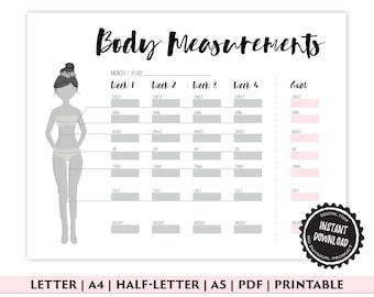 Body Measurements Etsy