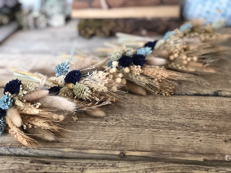 Mini bouquets de fleurs séchées / Centres de table rustiques / - Etsy