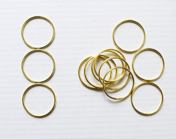 Lot of 10 Gold Metal Brass Macrame Craft Dreamcatcher Rings 10" Inch Diameter Lot of 10 Gold Metal Brass Macrame Craft Dreamcatcher Rings 10" Inch Diameter
