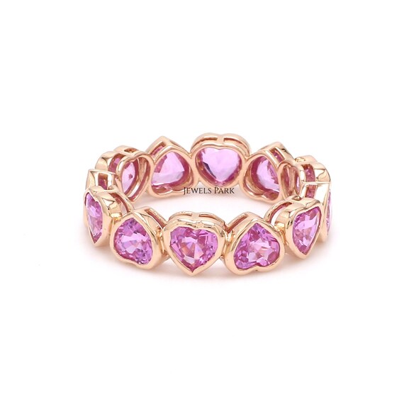 Pink Heart Ring, Pink Eternity Band