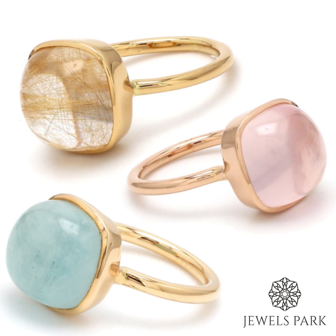 Pomellato rose shop quartz ring