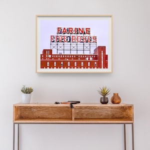 Póster 18x24 "Montreal", Foto "Farine Five Roses" de R. Le Corre /Jazz Kdu Pro