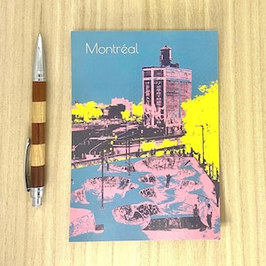 Carte Postale Montréal, "Skatepark et St Lawrence Warehouse, Montréal"/Pop