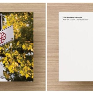 May include: A street sign with the words "Rue H. Villeray" and "Julien" on it. The sign is surrounded by green leaves.