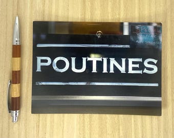 Postcard Montreal, "Poutines, Montreal"