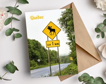 Postal de Montreal, "Alce, Charlevoix, Quebec"