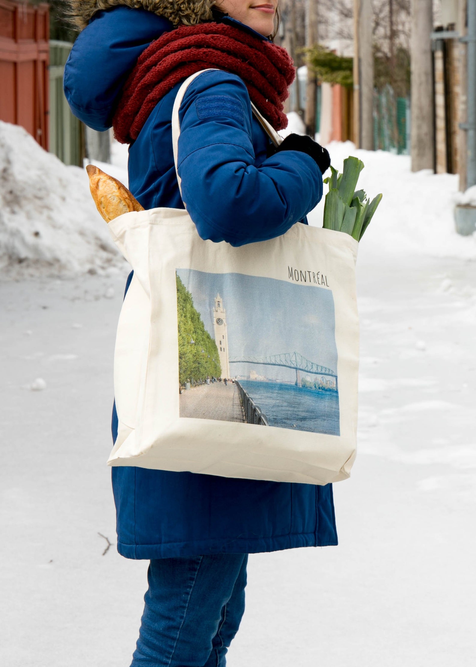 Tote bag Montreal Sac en coton Montréal Pont Etsy