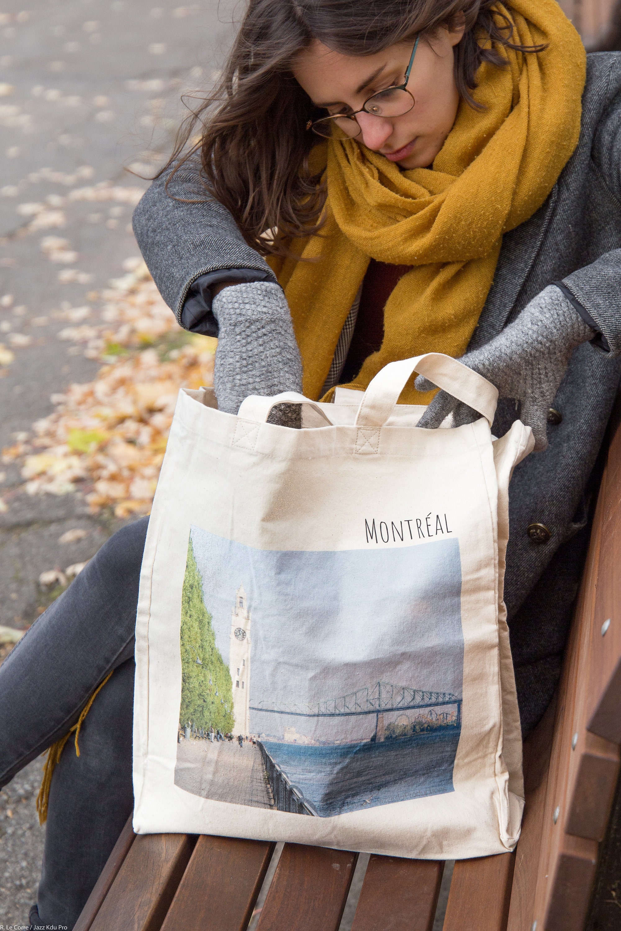 Tote bag Montreal Sac en coton Montréal Pont Etsy