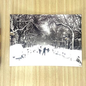 Carte Postale Montréal, "Après la tempête, Montréal"