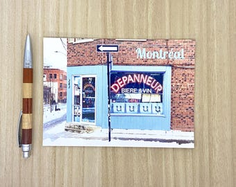 Postcard Montreal, "The Plateau Convenience Store, Montreal"