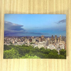 Carte Postale Montréal, "Vue du belvédère, Montréal"