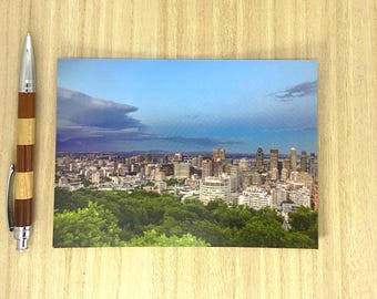 Postcard Montreal, "View from the Belvedere, Montreal"