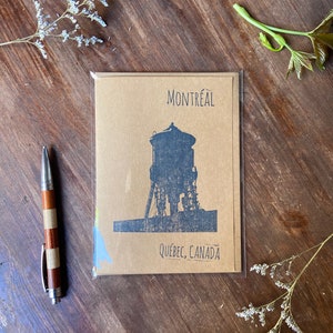 Carte de souhaits « Citerne, Mile End, Montréal (Qc) »
