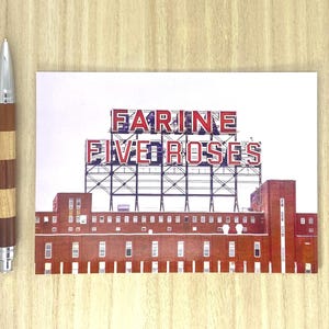Carte Postale Montréal, "Farine Five Roses, Montréal"