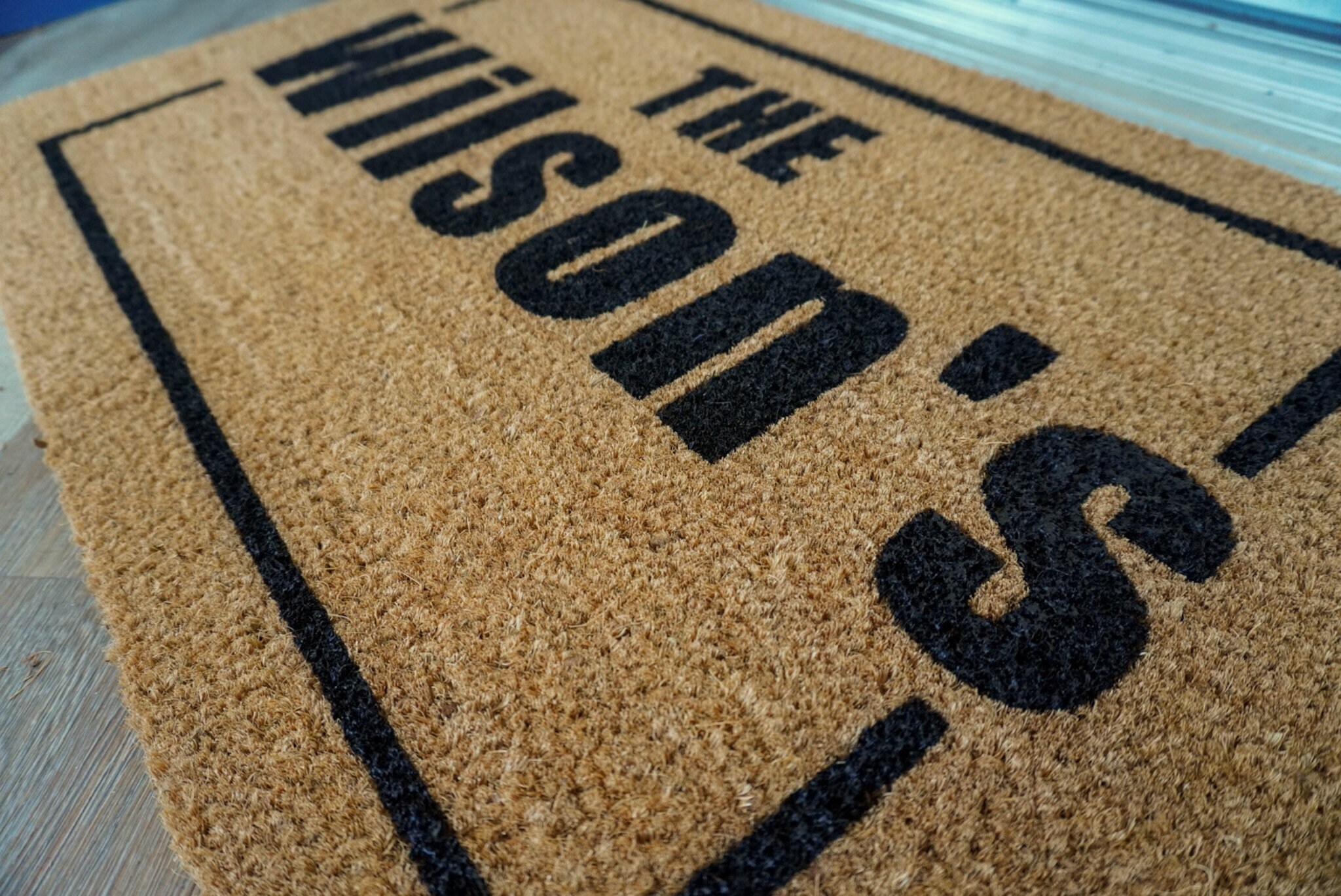 Family Name Doormat Etsy