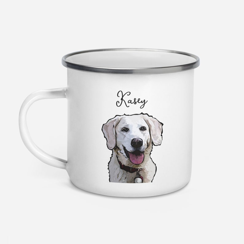 Custom Pet Portrait Mug, Personalized Dog Coffee Mug, Dog Photo Mug, Custom Cat Mug, Dog Face Mug, Customized Pet Owner Gift, Cute Mug image 4