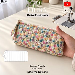 Patron de couture pour trousse matelassée | PDF