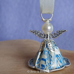 Cápsulas de café hechas a mano mini ángel, decoración navideña, decoración del hogar y bebé, favor de la boda, favor del bautismo, regalo de los amantes de los ángeles, ángel