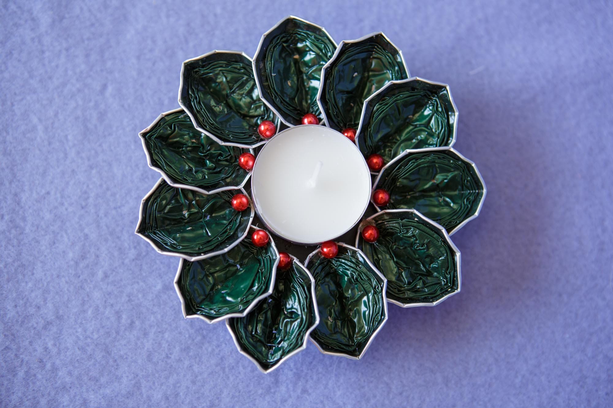 Handmade Tea Light Candle Holder Christmas Decoration Table Etsy