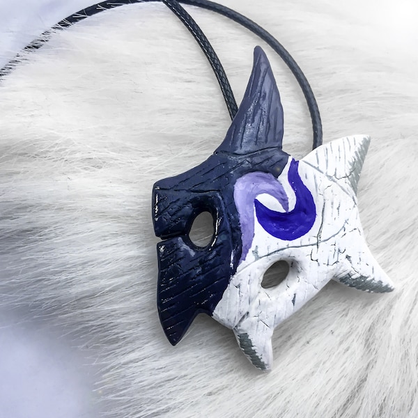 Kindred Necklace - Double - League Of Legends - Pendant Kindred Double