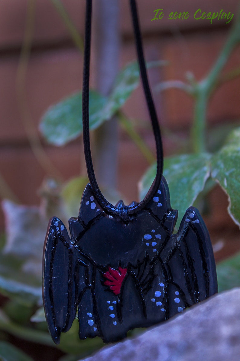Dragon Trainer Collana Vichinga In Argento 925 - Ciondolo Con