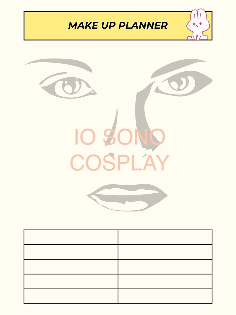 Cosplay Planner PDF Printable Planner for Cosplay Cosplay Calendar ...