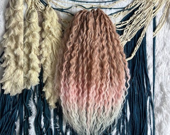 Synthetic crochet dreads extensions thick dreads full set double ended synthetic dreadlocks Boho de dreadlocks ombre
